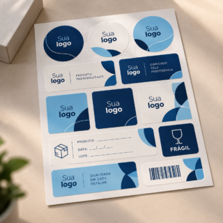 kit de etiqueta personalizada
